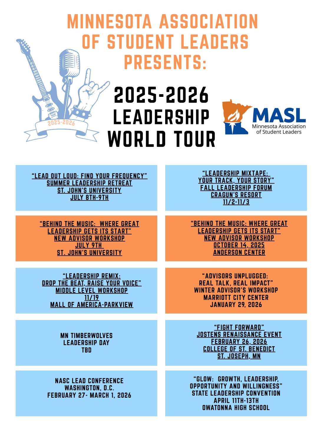 leadership tour 25-26